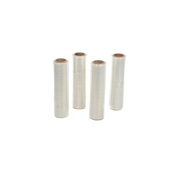 Preferred Plastics & Packaging Co GEC 153; Hybrid Stretch Wrap, Cast, 47 Gauge, 18Wx1476'L, Clear, PK4 18x47x1476'AEP XH - main